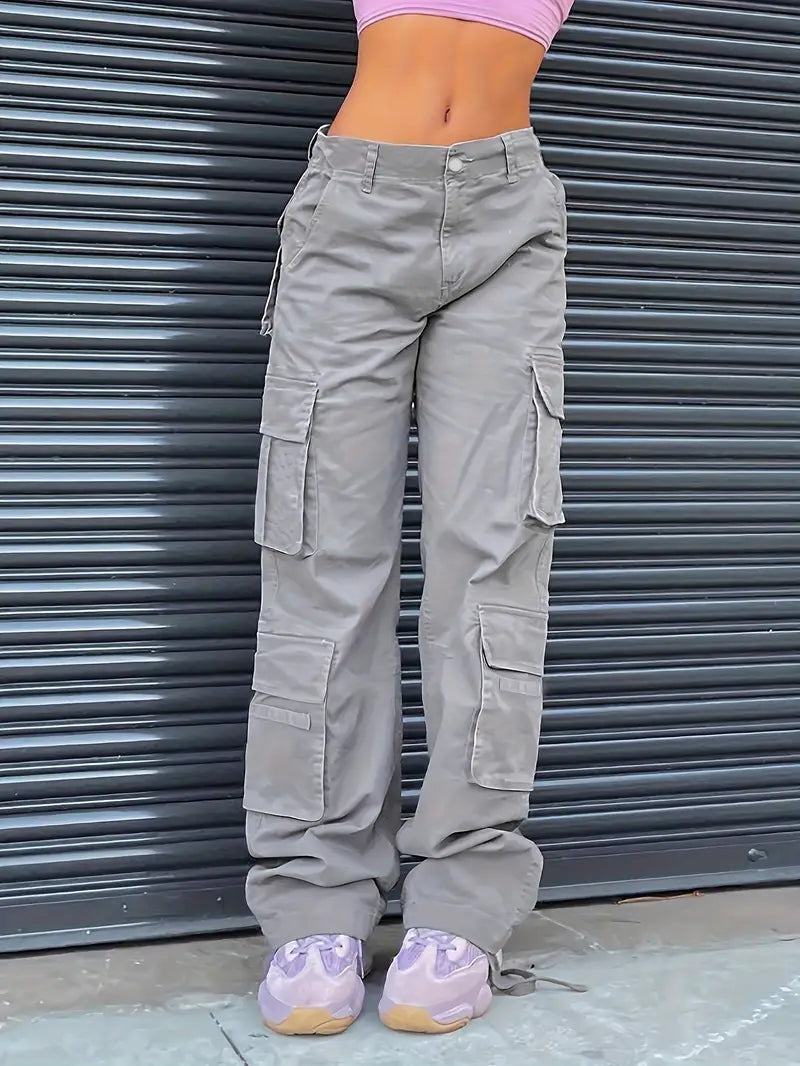 Adjustable Cargo™ Pants | Hoge Taille