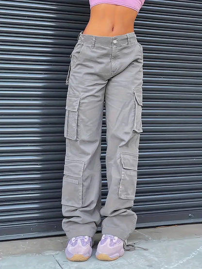 Adjustable Cargo™ Pants | Hoge Taille