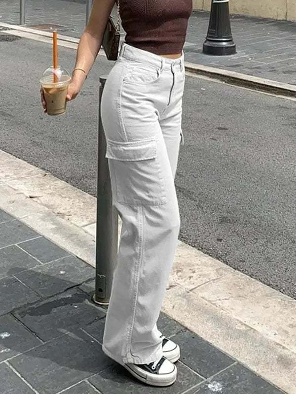 Adjustable Cargo™ Pants | Hoge Taille