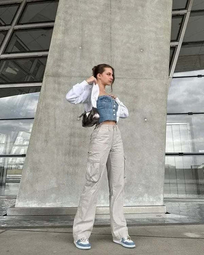 Adjustable Cargo™ Pants | Hoge Taille